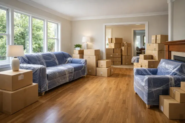 Unloading moving service